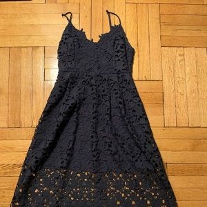 Lacy Dress with Sweetheart Top